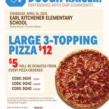 Please read attached flyer for pizza fundraiser